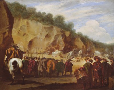 The Ambush, c. 1646-56 by Aniello Falcone
